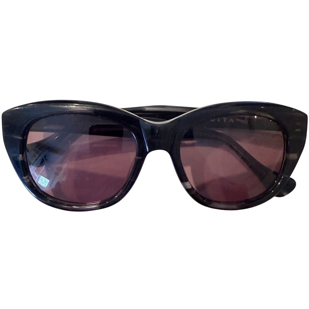 Dita Savoy Sunglasses Grey Marble Purple Tint Lens 22005A-53 Made in Japan